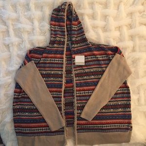 Hanna Andersson tribal hooded sweater